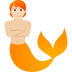 🧜🏻 merperson: light skin tone display on JoyPixels